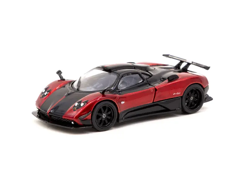 1:64 Pagani Zonda Cinque -- Rosso Dubai (Metallic Red) -- Tarmac Works 1