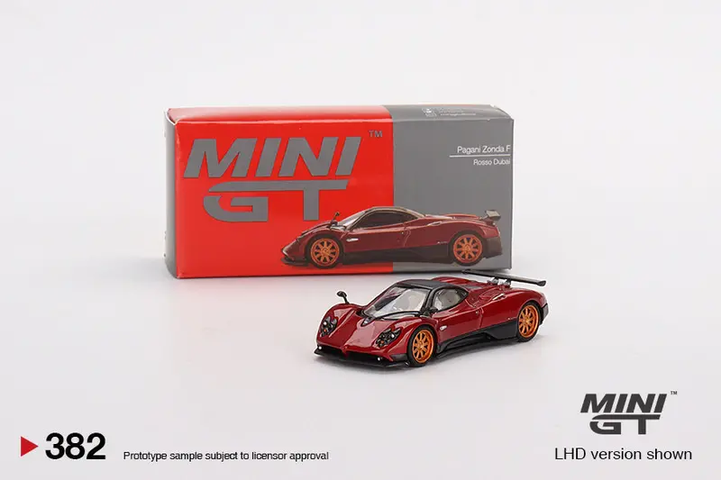 1:64 Pagani Zonda F -- Rosso Dubai (Red) -- Mini Gt 1