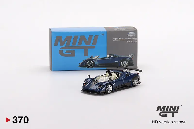 1:64 Pagani Zonda Hp Barchetta -- Blue Tricolore -- Mini Gt 1