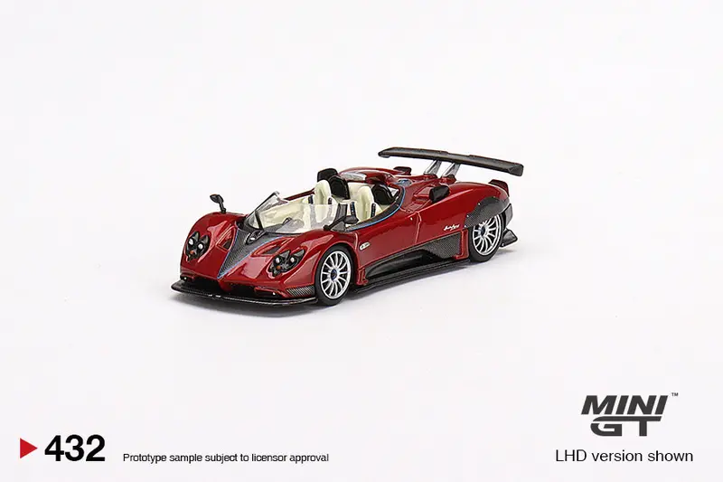 1:64 Pagani Zonda Hp Barchetta -- Rosso Dubai (Red) -- Mini Gt 1
