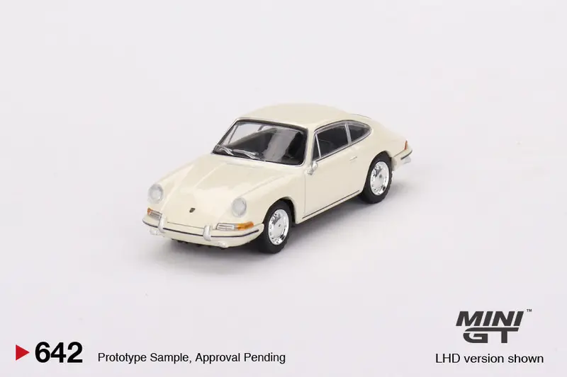 1:64 Porsche 901 1963 -- Ivory White -- Mini Gt Mgt00642 1