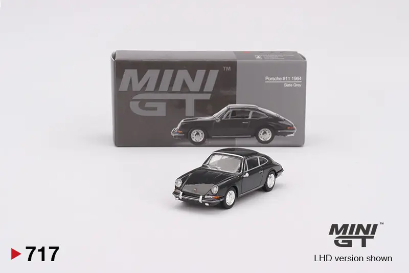 1:64 Porsche 911 1964 -- Slate Grey -- Mini Gt Mgt00717 1