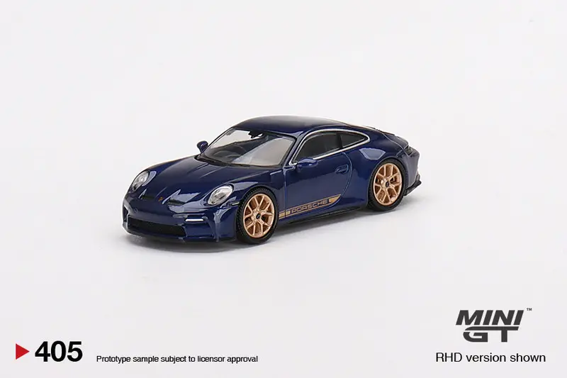 1:64 Porsche 911 (992) Gt3 -- Gentian Blue Metallic -- Mini Gt 1