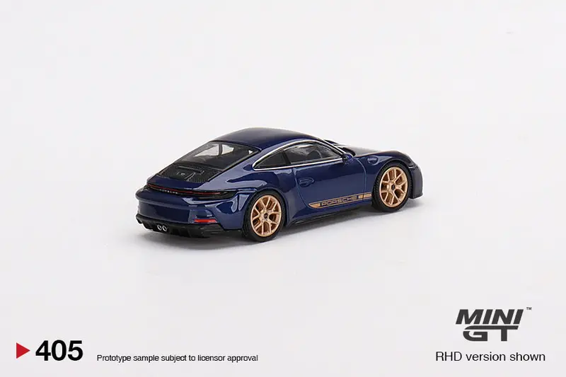1:64 Porsche 911 (992) Gt3 -- Gentian Blue Metallic -- Mini Gt 2