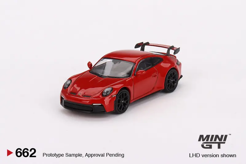 1:64 Porsche 911 (992) Gt3 -- Guards Red -- Mini Gt Mgt00662 1