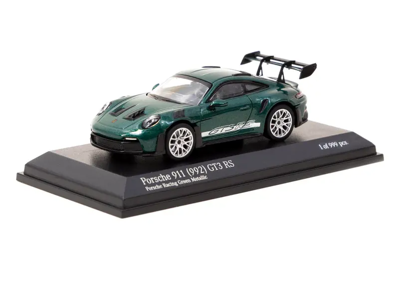 1:64 Porsche 911 (992) Gt3 Rs -- Racing Green -- Minichamps X Tarmac Works 1