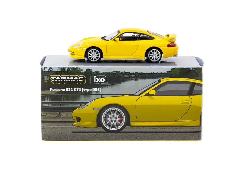 1:64 Porsche 911 (996) Gt3 -- Yellow -- Tarmac Works X Ixo 1