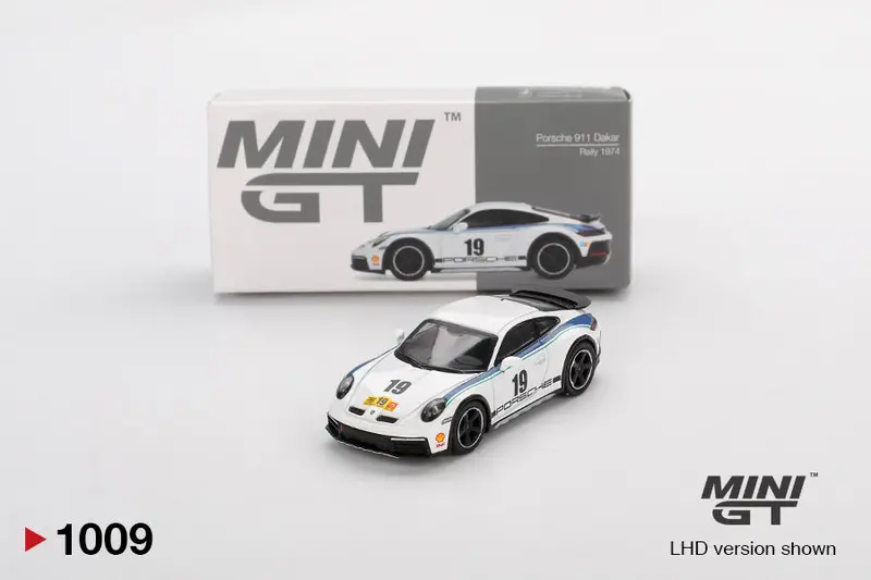 1:64 Porsche 911 Dakar -- 1974 Rally Livery -- Mini Gt Mgt01009 1