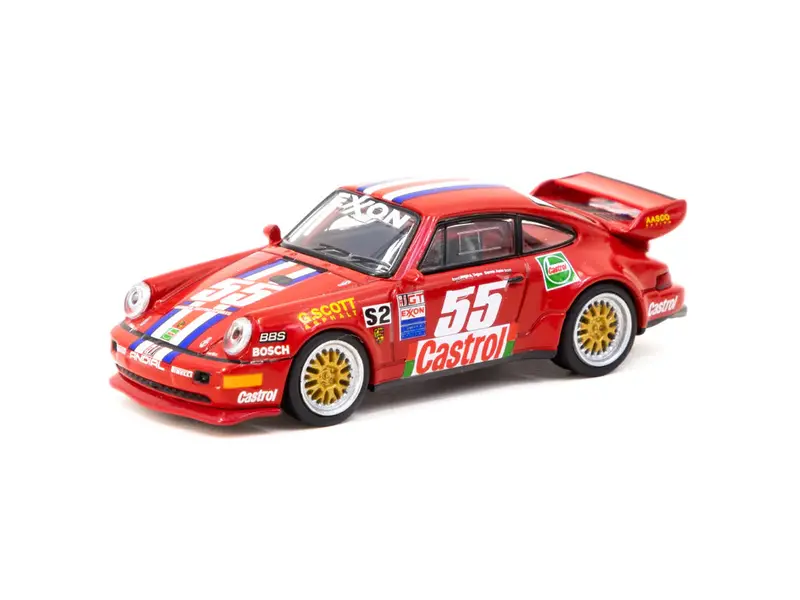 1:64 Porsche 911 Rsr 3.8 -- #55 Castrol Red -- Tarmac Works 1