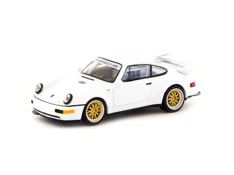 1:64 Porsche 911 Rsr 3.8 -- White  -- Tarmac Works 1