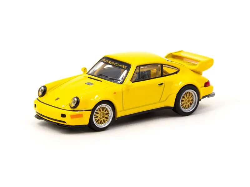 1:64 Porsche 911 Rsr 3.8 -- Yellow  -- Tarmac Works X Schuco 1