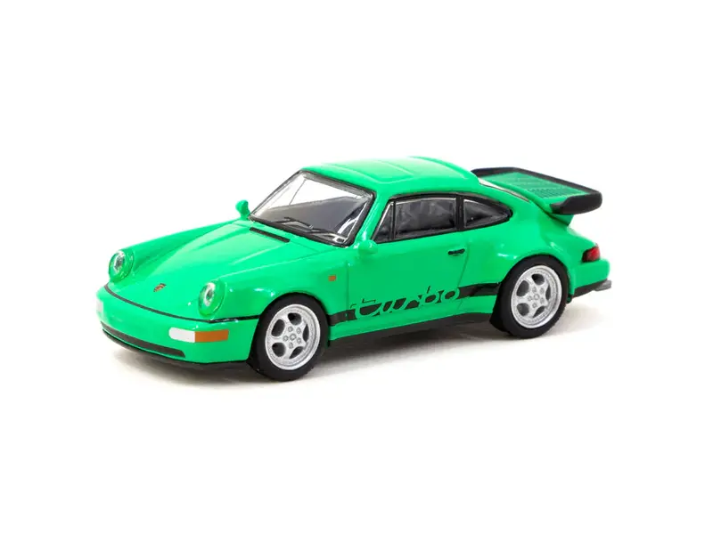 1:64 Porsche 911 Turbo -- Green -- Tarmac Works 1