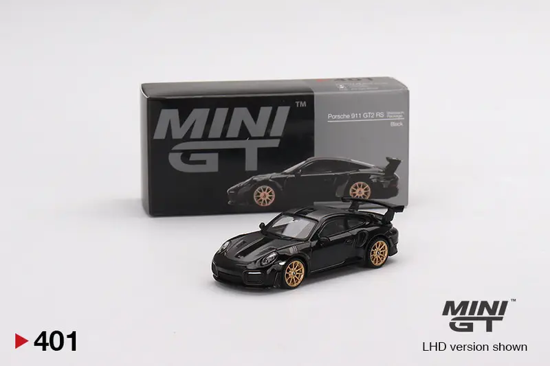 1:64 Porsche 911(991) Gt2 Rs Weissach Package -- Black -- Mini Gt 1