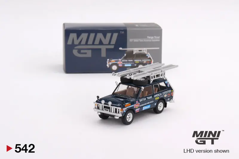 1:64 Range Rover -- 1971 British Trans-Americas Expedition -- Mini Gt Mgt00542 1