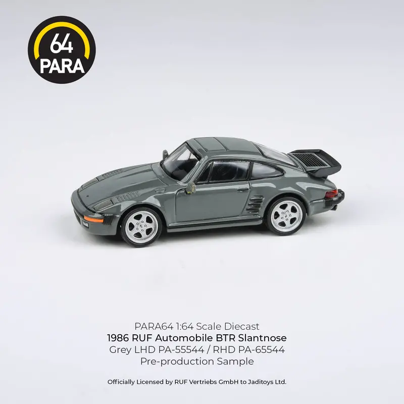 1:64 Ruf Btr Slantnose 1986 -- Grey -- Para64 Porsche 1