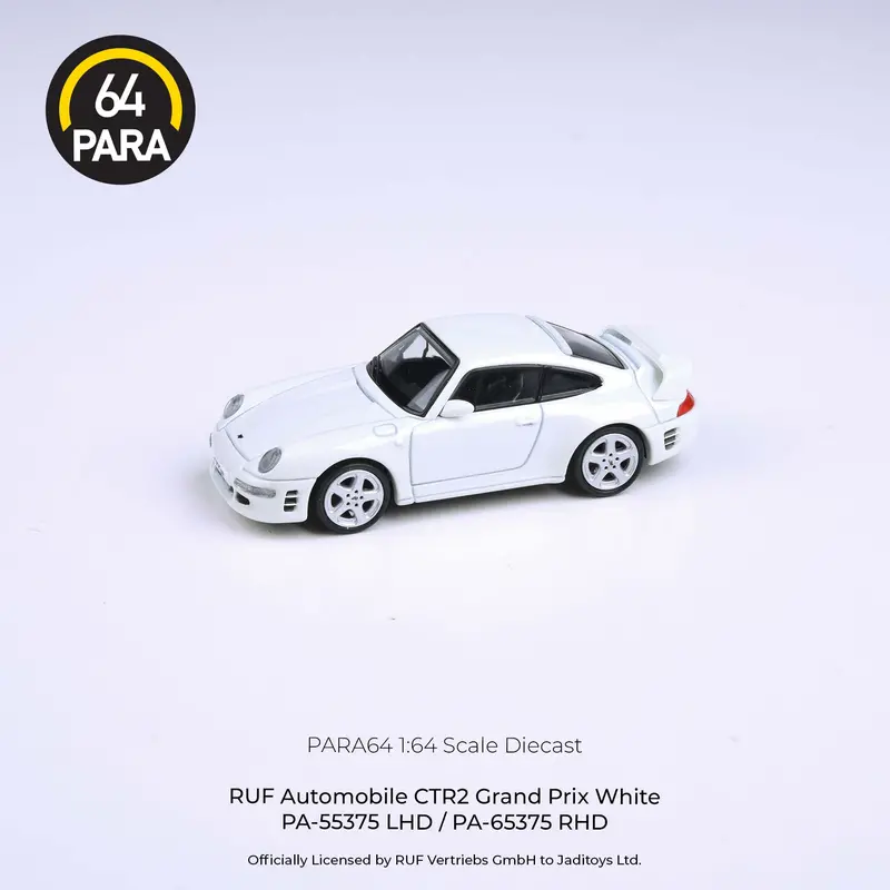 1:64 Ruf Ctr 2 -- Grand Prix White -- Para64 1