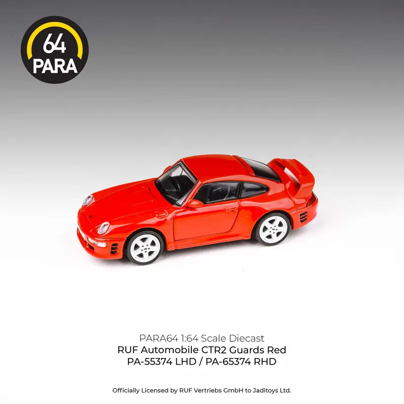 1:64 Ruf Ctr 2 -- Guards Red -- Para64 Porsche 1