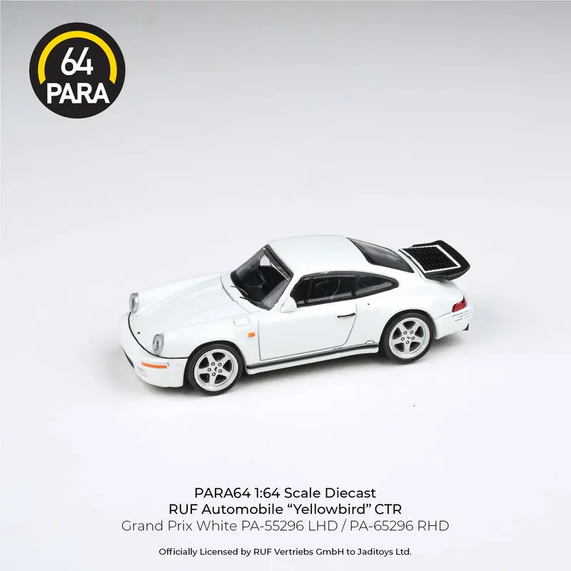 1:64 Ruf Ctr Yellowbird 1987 -- Grand Prix White -- Para64 Porsche 1