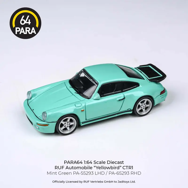 1:64 Ruf Ctr Yellowbird 1987 -- Mint Green -- Para64 Porsche 1
