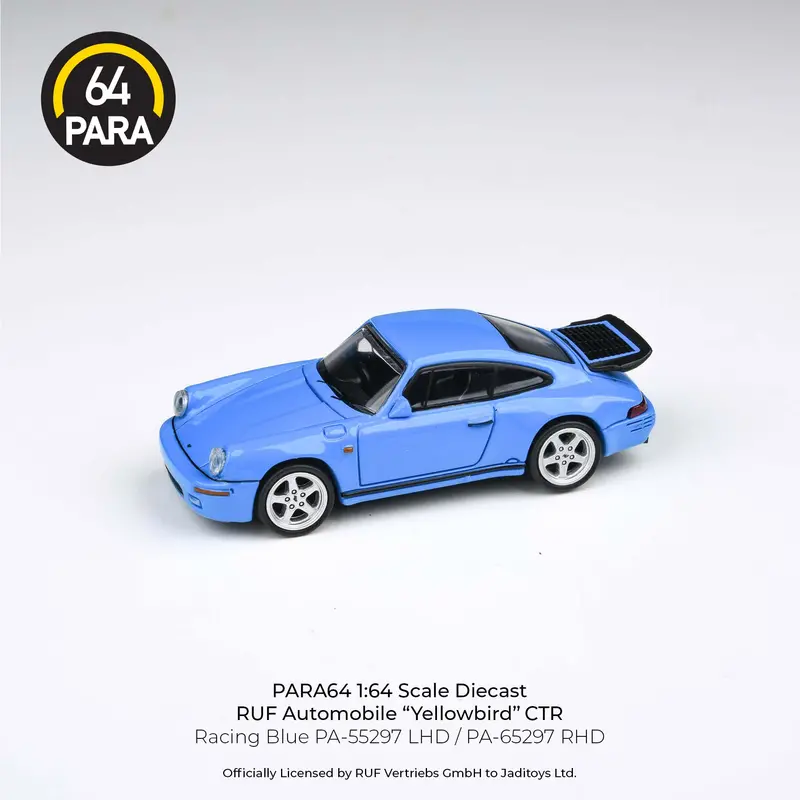1:64 Ruf Ctr Yellowbird 1987 -- Racing Blue -- Para64 Porsche 1