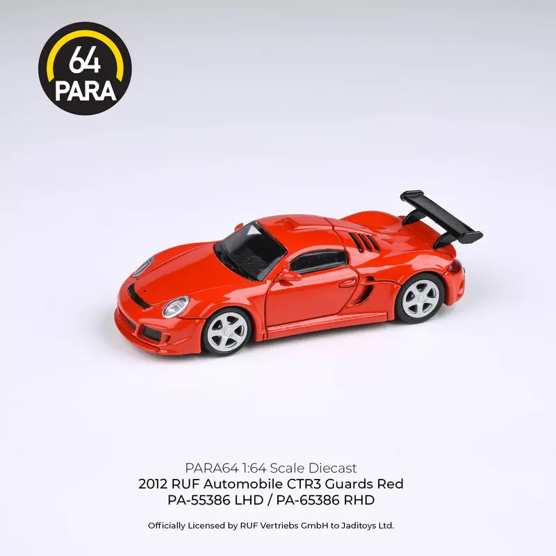 1:64 Ruf Ctr3 Clubsport 2012 -- Guards Red -- Para64 Porsche 1