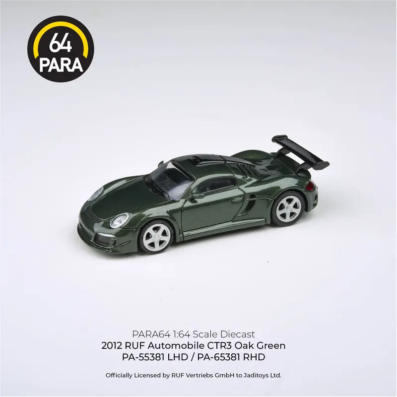 1:64 Ruf Ctr3 Clubsport 2012 -- Oak Green -- Para64 Porsche 1