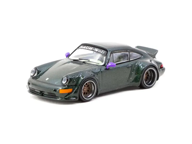 1:64 Rwb 964 -- Dark Green -- Tarmac Works (Porsche 911) 1