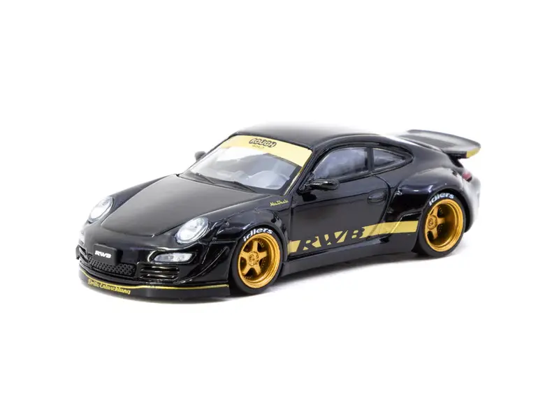 1:64 Rwb 997 -- Black -- Tarmac Works (Porsche 911) 1