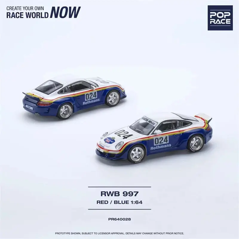 1:64 Rwb 997 -- Rothmans -- Pop Race Porsche 911 1
