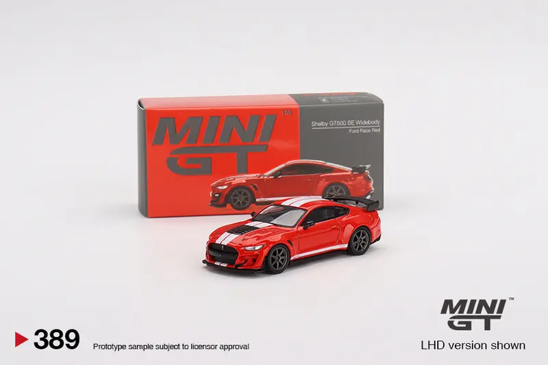 1:64 Shelby Gt500 Se Widebody -- Ford Race Red -- Mini Gt 1