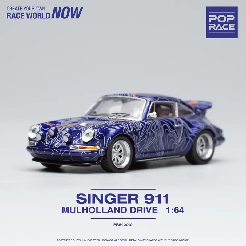 1:64 Singer 964 "Porsche 911" -- Mulholland Drive -- Pop Race 1