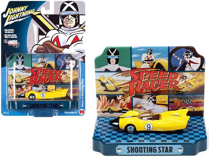 1:64 Speed Racer W/Collectible Tin Display - Racer X Shooting Star -- Auto World 1