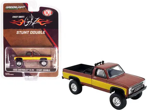 1:64 Stacey David's Gearz Stunt Double -- 1986 Chevrolet K2500 -- Greenlight 1