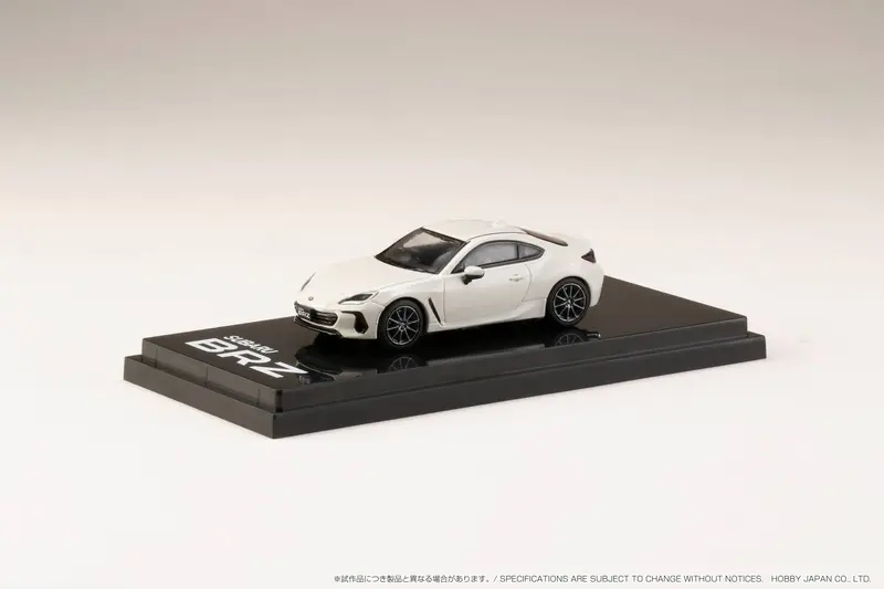 1:64 Subaru Brz (Zd) S -- Crystal White Pearl -- Hobby Japan 1