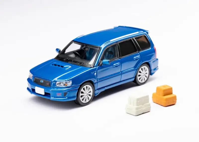 1:64 Subaru Forester Sg9 Sti -- Blue -- Model-Model 1