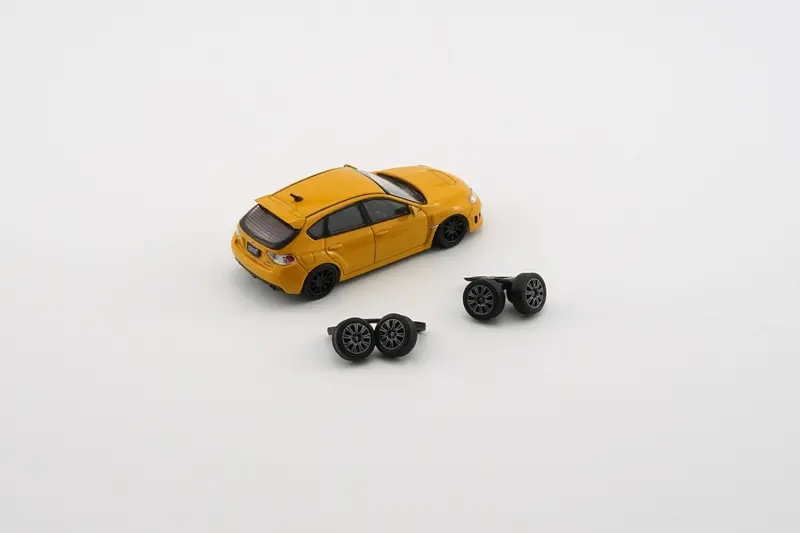 1:64 Subaru Impreza Wrx 2009 -- Yellow -- Bm Creations 2