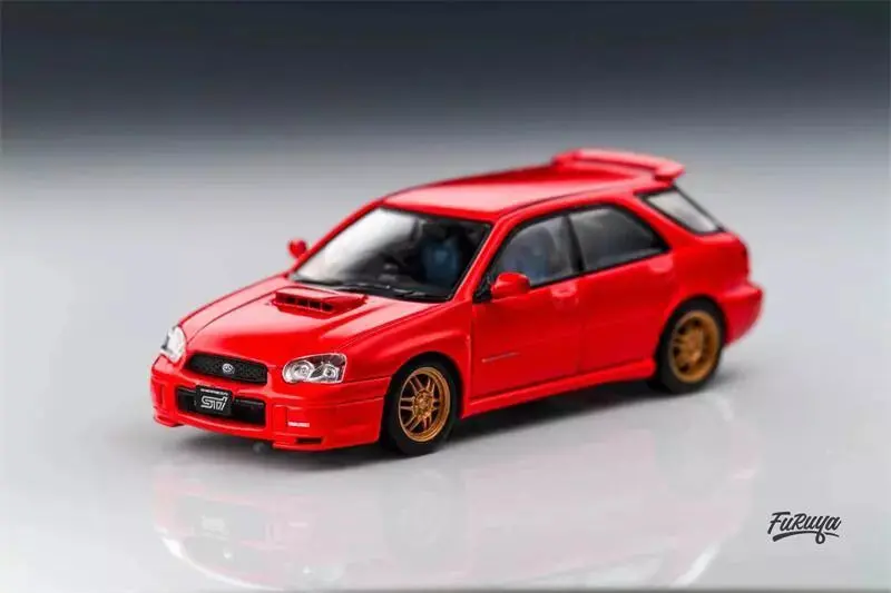1:64 Subaru Impreza Wrx Sti Gg "Blob Eye" Wagon -- Red -- Furuya 1