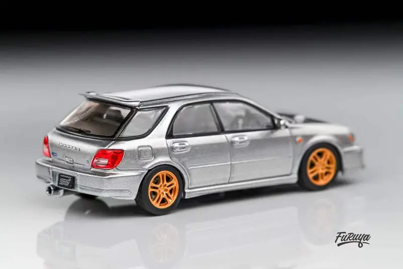 1:64 Subaru Impreza Wrx Sti Gg "Bug Eye" Wagon -- Silver -- Furuya 2