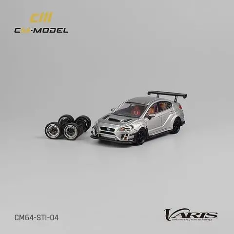 1:64 Subaru Wrx Sti Varis Widebody 2.0 -- Silver -- Cm-Model 1