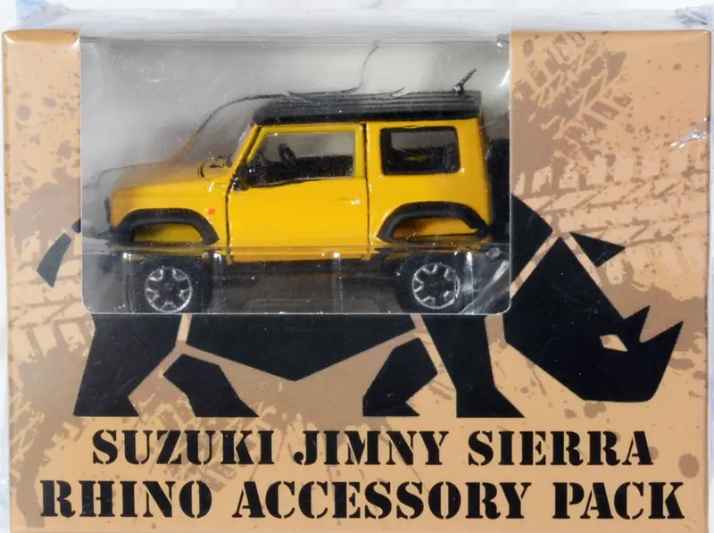 1:64 Suzuki Jimny Jb74 (3Rd Gen) - Ivory Yellow W/Rhino Accessory - Bm Creations 2