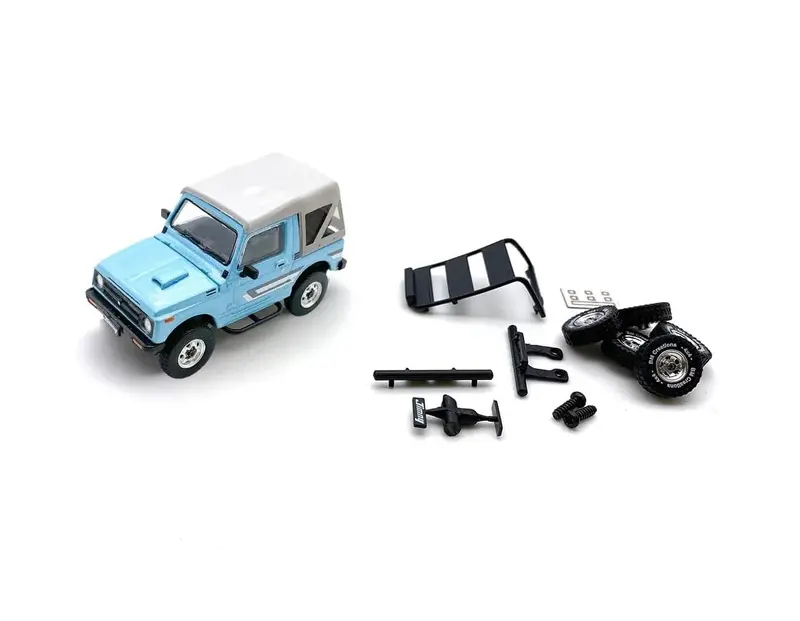 1:64 Suzuki Jimny Sj413 (2Nd Gen) -- Light Blue -- Bm Creations 1