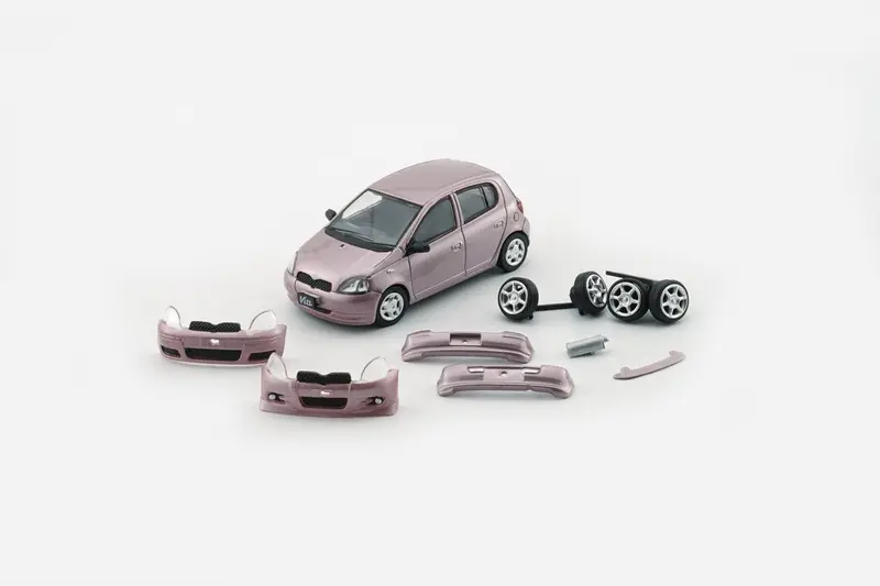 1:64 Toyota 1998 Yaris/Echo/Vitz -- Pink -- Bm Creations 1