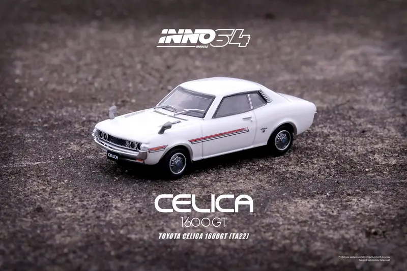 1:64 Toyota Celica 1600Gt (Ta22) -- White -- Inno64 1