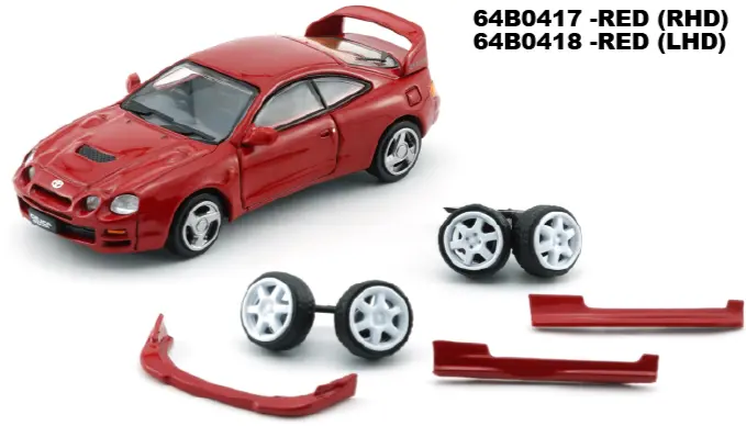 1:64 Toyota Celica Gt Four -- Red -- Bm Creations 1
