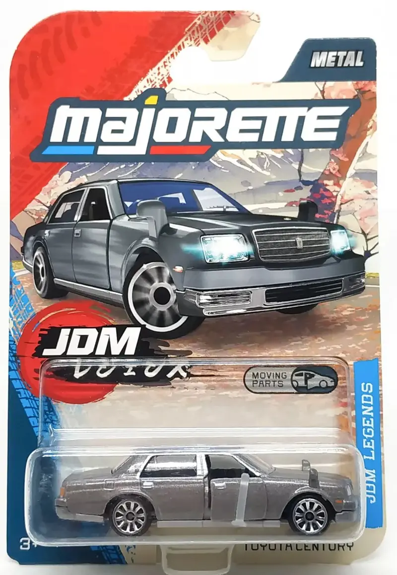 1:64 Toyota Century -- Metallic Grey -- Majorette: Jdm Legends 1