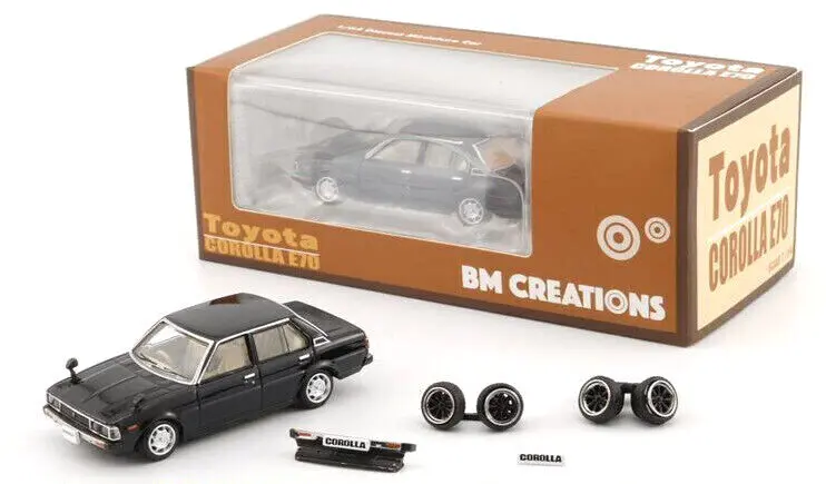 1:64 Toyota Corolla E70 -- Black -- Bm Creations 1