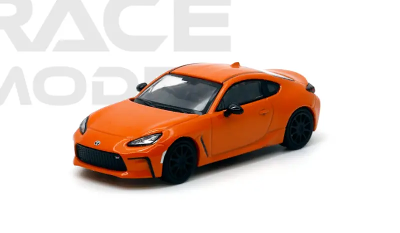 1:64 Toyota Gr 86 10Th Anniversary -- Blaze Orange -- Pop Race 1