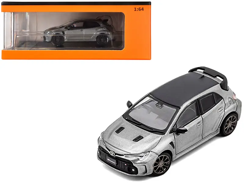1:64 Toyota Gr Corolla -- Grey -- Gcd 1