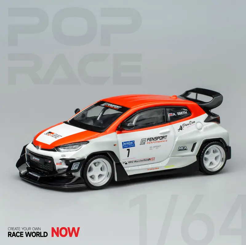 1:64 Toyota Gr Yaris Pandem Rocket Bunny -- Fensport -- Pop Race 1