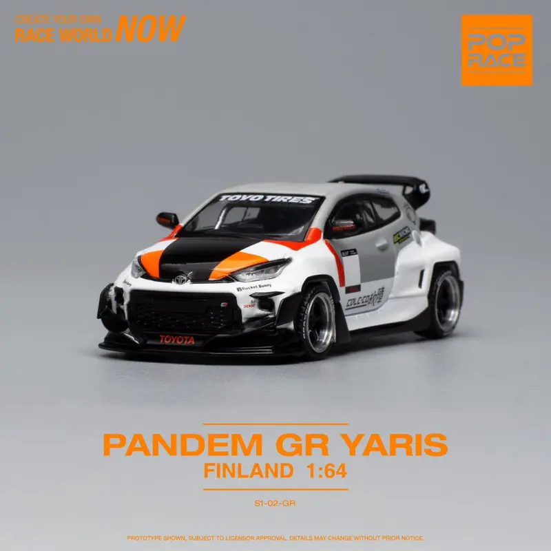 1:64 Toyota Gr Yaris Pandem Rocket Bunny -- Finland -- Pop Race 1